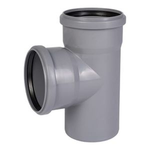 Тройник канализационный 87 град. 50х40