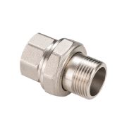 Сгон разъемный ВН 1/2' прямой (американка), никелированный