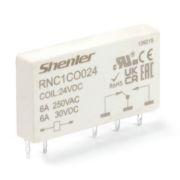 RNC1CO024+SNB05-E-A, Реле интерфейсное RNC1CO024 с колодкой SNB05-E-A, винтовой зажим, 1CO, 6A(250VA)