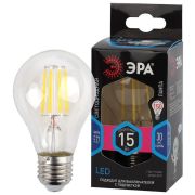 Лампа светодиодная F-LED A60-15W-840-E27 (филамент, груша, 15Вт, тепл, Е27) (10/100/1500)