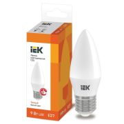Лампа светодиодная C35 свеча 9Вт 230В 3000К E27 IEK