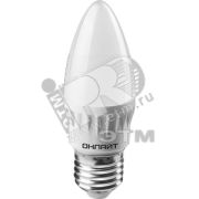 Лампа светодиодная LED 8вт E27 белый матовая свеча ОНЛАЙТ