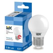 Лампа светодиодная G45 шар 5Вт 230В 6500К E27 IEK