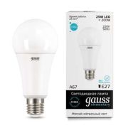 Лампа светодиодная LED 25 Вт 2100 лм 4100К А70 груша нейтральный E27 AC 220В Elementary Gauss
