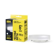 Лампа светодиодная T75 таблетка 6Вт 230В 4000К GX53 IEK