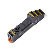 SRU08-ST Цоколь SRU08-ST, 10A(300V), push-in, черный, на рейку DIN35, для RFT2CO, 46.52, G2R-2, KRI2