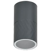LIGHTING Светильник уличный 5110 потолочный под лампу GU10 IP65 серый IEK