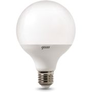 Лампа светодиодная LED 16 Вт 1480 лм 3000К шар G95 теплый E27 AC 220В Black Gauss