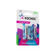 Батарейка LR03 (АAA) 1.5V Alkaline 8BL, КОСМОС