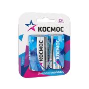 Элемент питания  LR20 (D) 1.5V Alkaline 2BL Космос