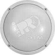 Светильник светодиодный ДБП-12w 4000К 900Лм круглый пластиковый IP65 белый ОНЛАЙТ