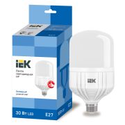 Лампа светодиодная HP 30Вт 230В 6500К E27 IEK