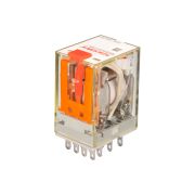 RKE4CO524LT, Реле RKE4CO524LT, 4CO, 5A, 24VAC, мех.индикация,тест-кнопка с блокировкой, LED(300 шт)