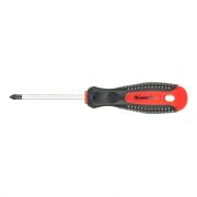 Отвертка Fusion, PZ1x75мм, CrV, 3к рукоятка anti slip