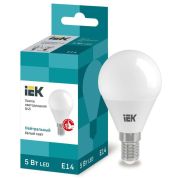 Лампа светодиодная G45 шар 5Вт 230В 4000К E14 IEK