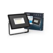 Прожектор светодиодный ДО 20 Вт 2200 лм 6500К AC 220В IP65 102х28х125мм матрированное закаленное стекло Qplus Gauss