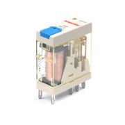 RFT1CO024LT, Реле 1CO, 12A(250VAC-30VDC), 24VDC, мех. индикация,тест-кнопка с блокировкой,LED(600 шт)