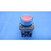 Кнопка LA167-BAF45 d=22мм 1з+1р красная