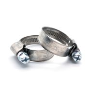 Хомут червячный 100-120/9 W2 нержавеющая сталь 1Л 100-120-7 Н ГОСТ 28191-89