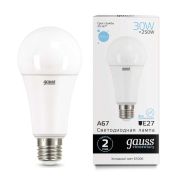 Лампа светодиодная LED 30 Вт 2390 лм 6500К AC180-240В E27 А70 (груша) холодная Elementary