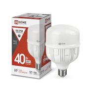 Лампа светодиодная LED-HP-PRO 40Вт 230В Е27 с адаптером E40 4000К 3800Лм IN HOME