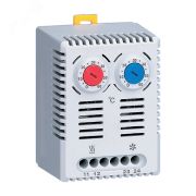 Термостат NO+NC (охлаждение и обогрев) на DIN-рейку 10A 230В IP20 PROxima